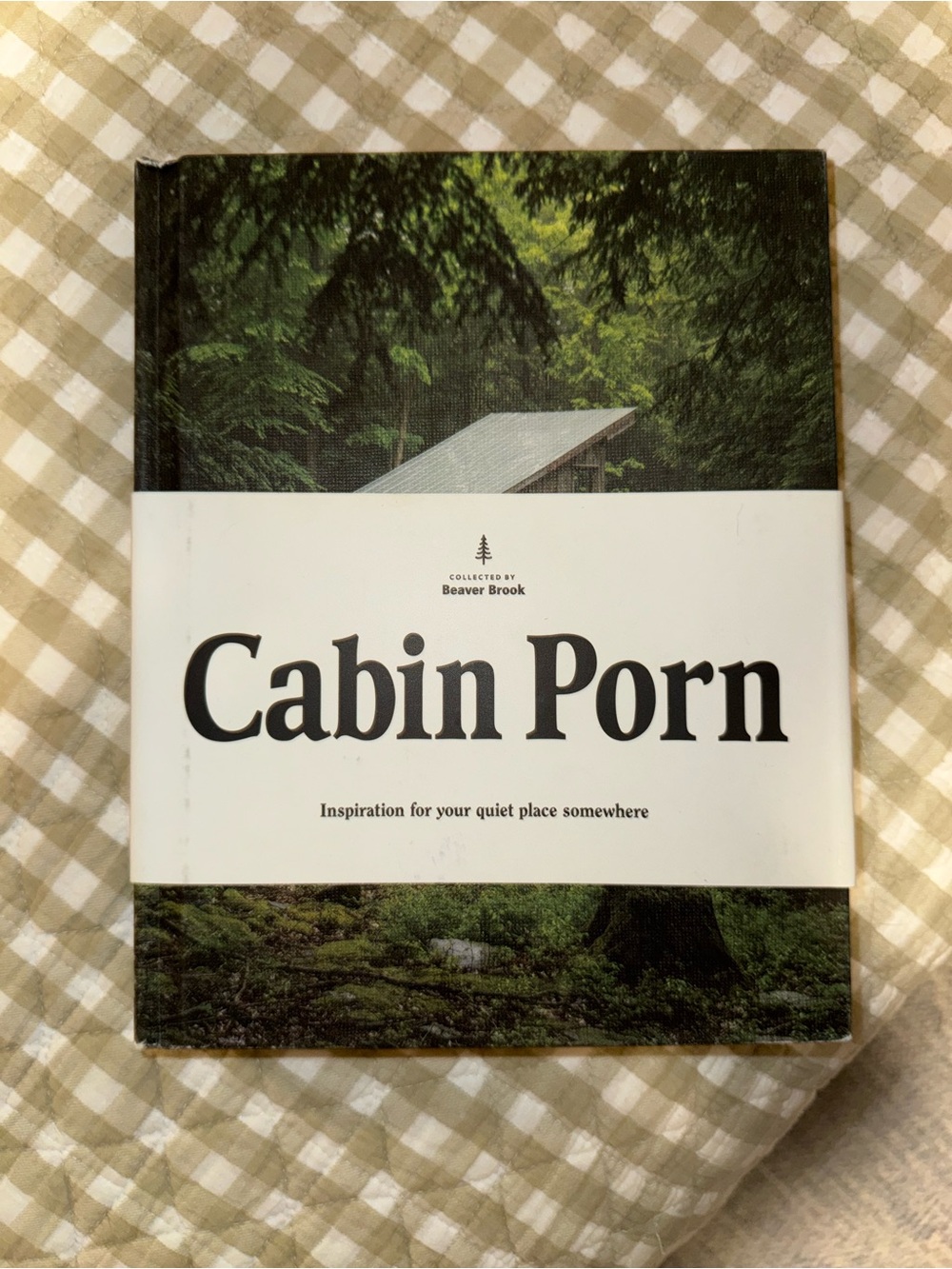 Cabin Porn Hardcover Book - Green & White Cover